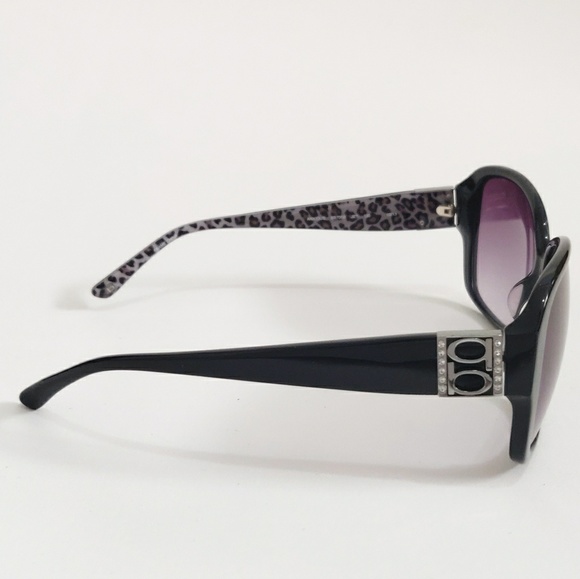 Black Bebe Sunglasses w/ Amethyst lenses. - Picture 3 of 4